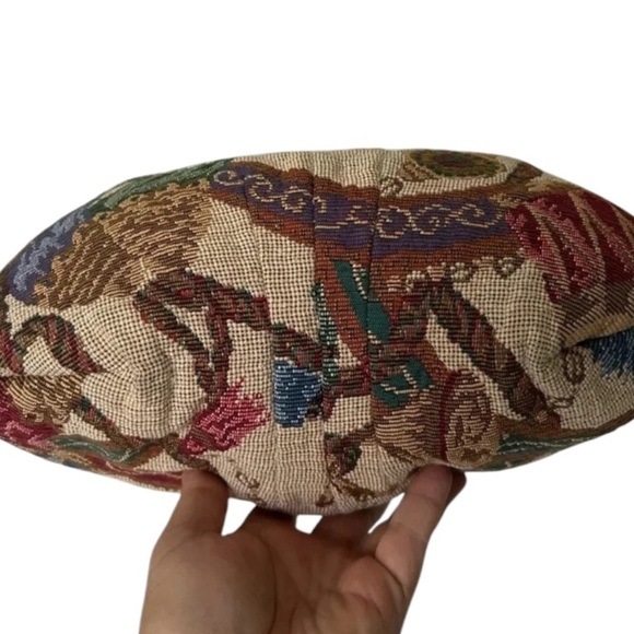 Palm Beach Polo Country Club embroidered colorful large tapestry crossbody - Picture 5 of 11